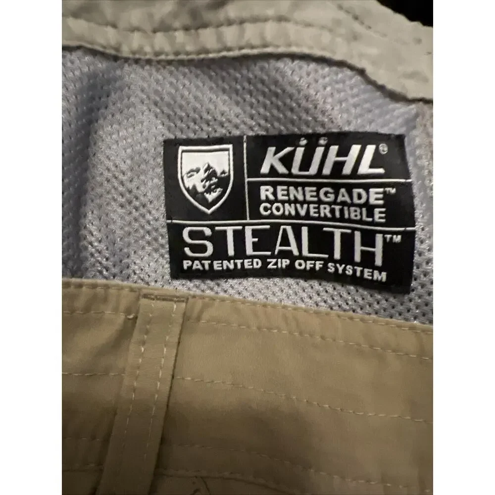 Kuhl Renegade Convertible Cargo Men's 40 Hiking Outdoor Pants‎ *SHORTS ONLY*